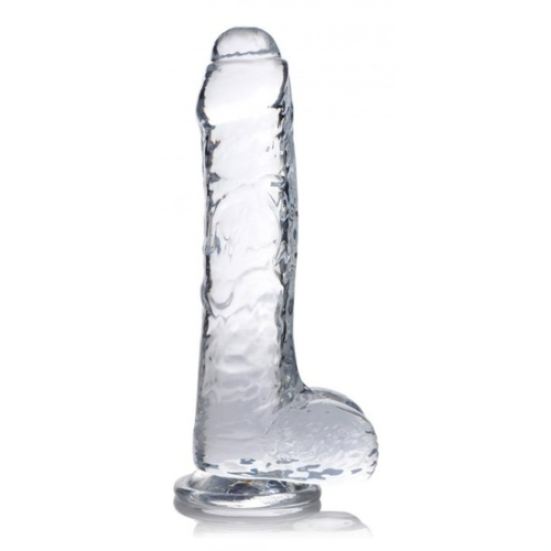 Jock C-Thru Dildo with Balls and Foreskin