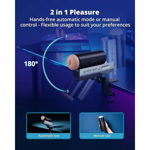 Lovense Solace Pro Rechargeable App Compatible Stroker