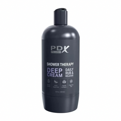PDX Plus Shower Therapy Deep Cream Discreet Stroker