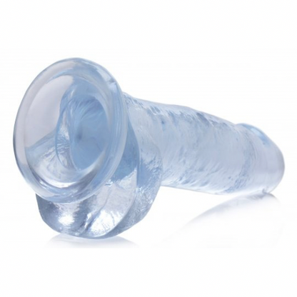 Jock C-Thru Dildo with Balls - 8 Inch