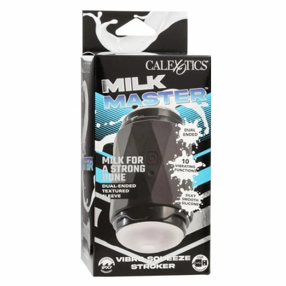 Milk Master Vibro Squeeze Rechargeable Silicone Stroker